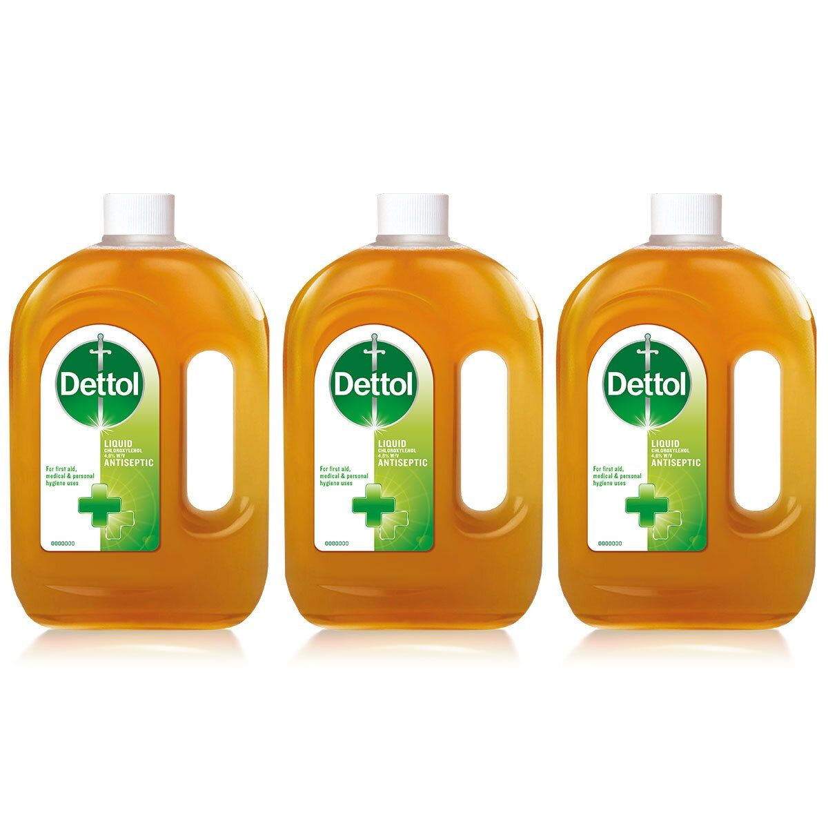 Dettol Antiseptic Liquid, 3 x 750ml