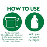 Dettol Laundry Sanitiser Antibacterial Liquid Additive Sensitive