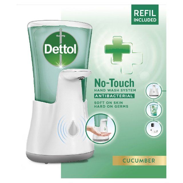 Dettol No-Touch Antibacterial Hand Wash System Hydrating Cucumber Splash   250ml