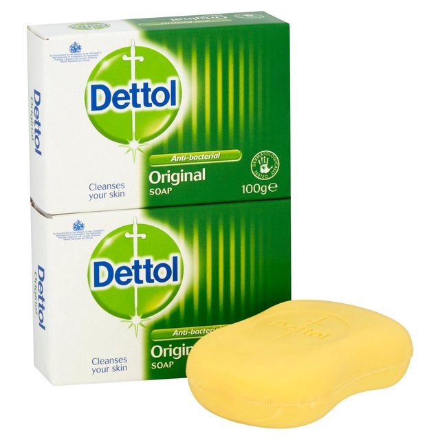 Dettol Original Antibacterial Hand Soap Bar   2 x 100g