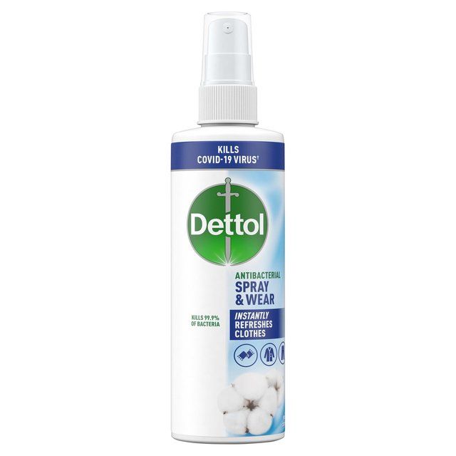 Dettol Spray and Wear Fabric Freshener Antibacterial Spray Fresh Cotton Default Title