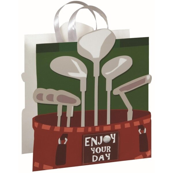 Unique Party Golf Club Gift Bag (32.5cm x 26cm)