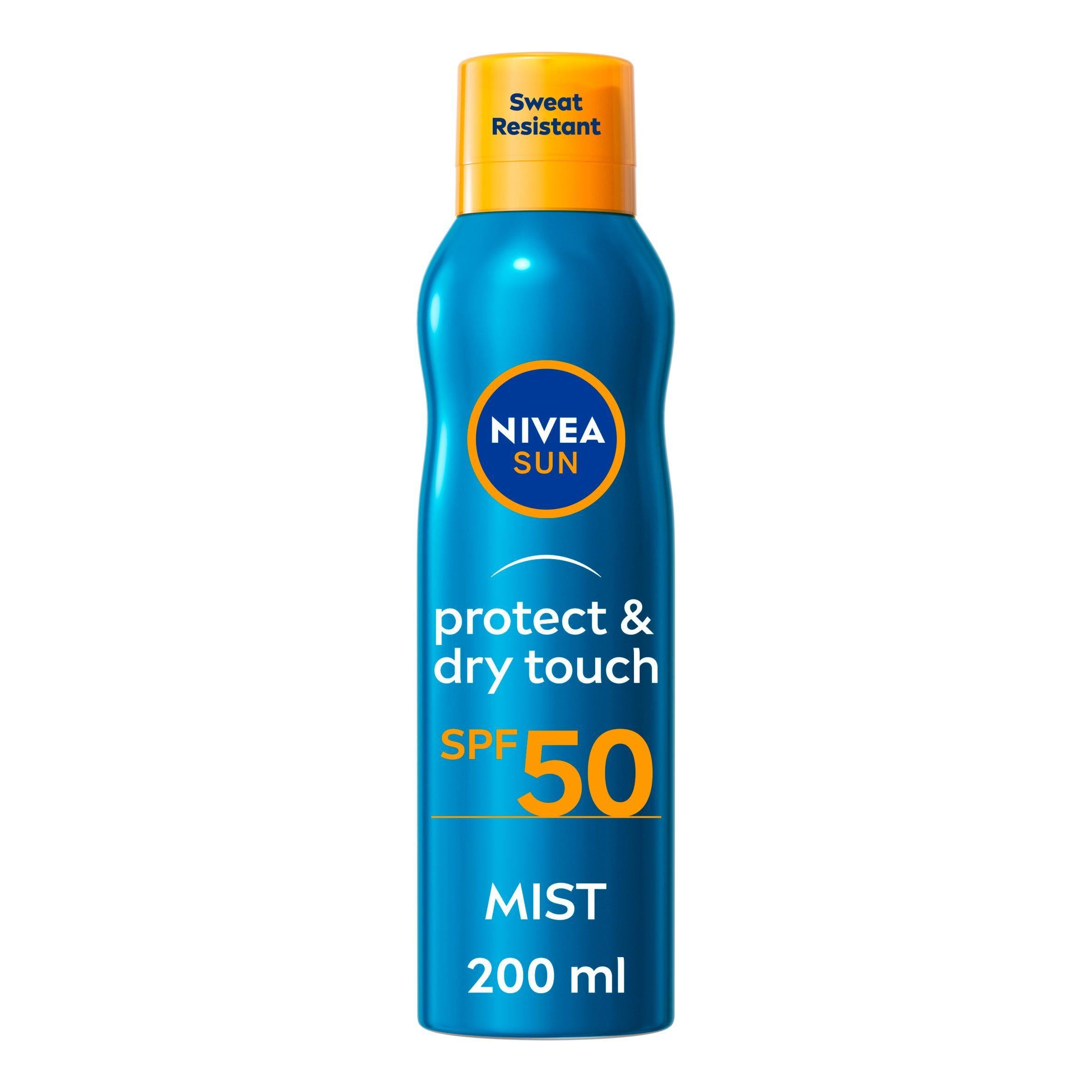 Nivea Sun Protect & Dry Touch Cooling Sun Cream Mist SPF50 200ml GOODS Sainsburys   