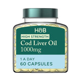 Holland &amp; Barrett Pure Cod Liver Oil 1000mg 120 Capsules