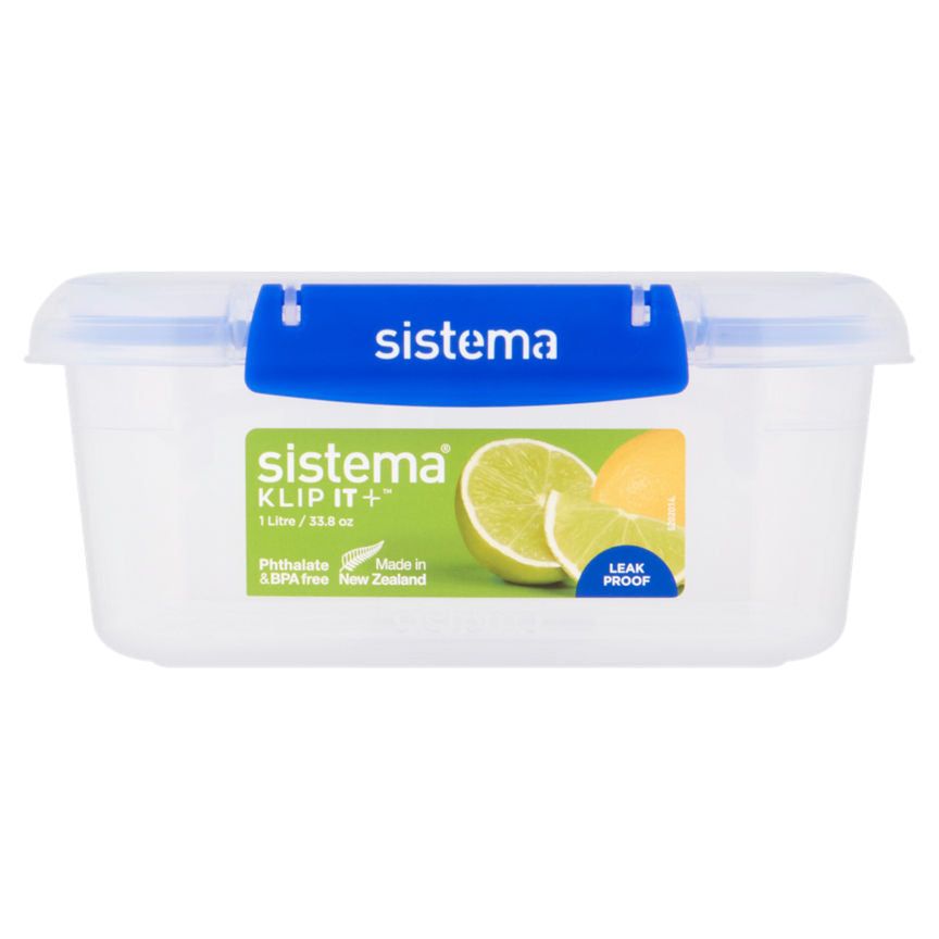 Sistema Multi-Coloured Klip It Food Storer 1 Litre General Household ASDA   