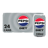 Diet Pepsi Cans 24x330ml