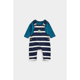 Dino Dungarees and Bodysuit Set