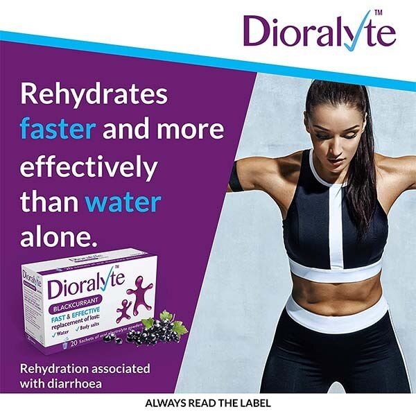 Dioralyte Blackcurrant Rehydration Sachets x20