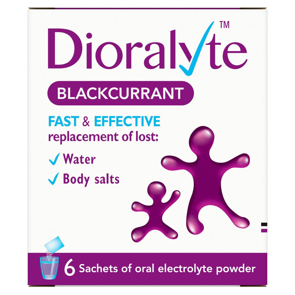 Dioralyte Blackcurrant Sachets x6