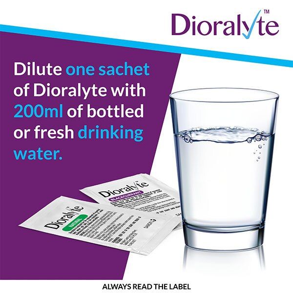 Dioralyte Diarrhoea Relief Rehydration Sachet Blackcurrant 6