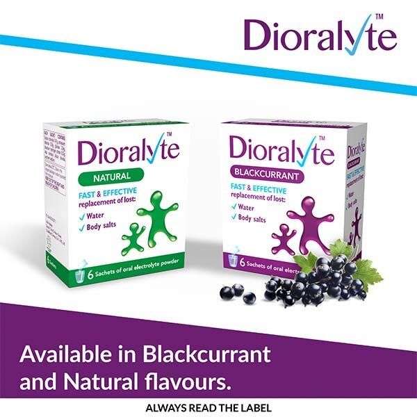 Dioralyte Diarrhoea Relief Rehydration Sachet Blackcurrant 6