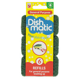 Dishmatic Fill &amp;amp; Clean Heavy Duty Refill Pads