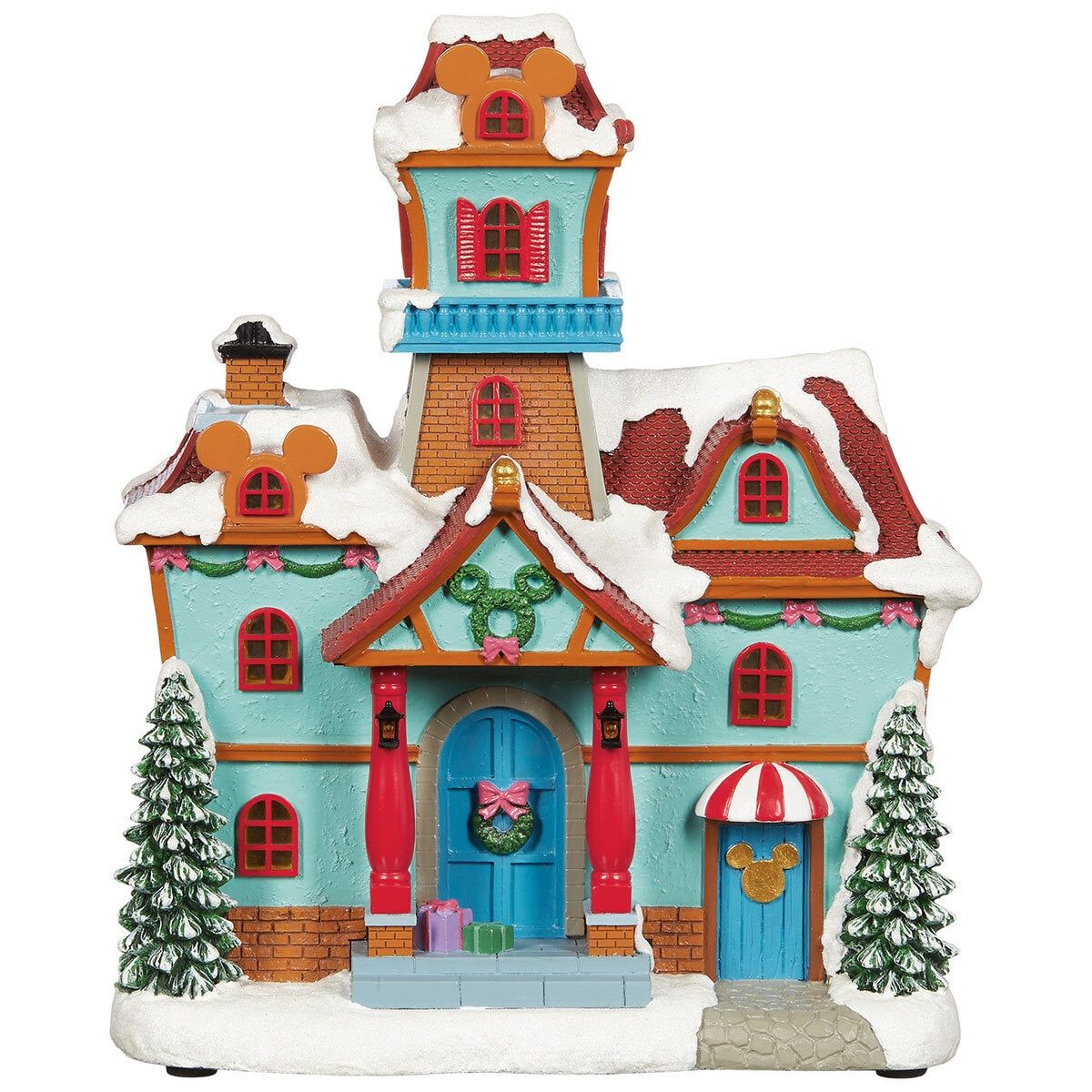 Disney 13 Piece Christmas Village with Lights &amp;amp; Sounds