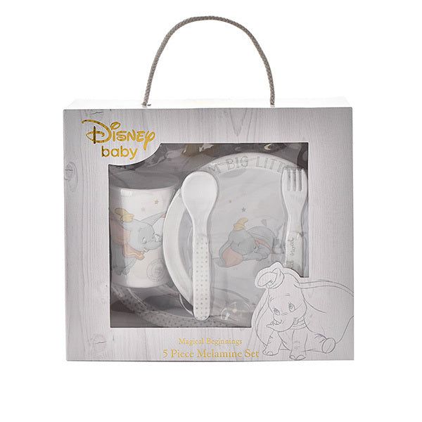 Disney 5 Piece Melamine Crockery Set - Dumbo