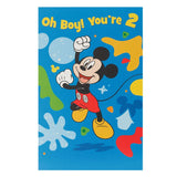 Disney Age 2 Mickey Mouse Birthday Card