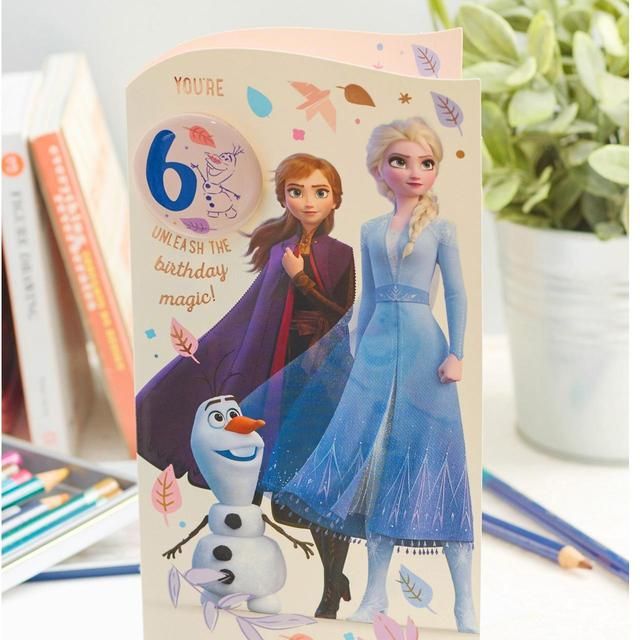 Disney Frozen 6th Birthday Card