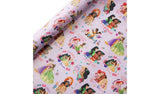 Disney Princess 2 Piece Wrapping Paper Set - 3m