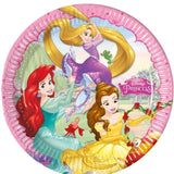 Disney Princess 23cm Paper Party Plates   8 per pack