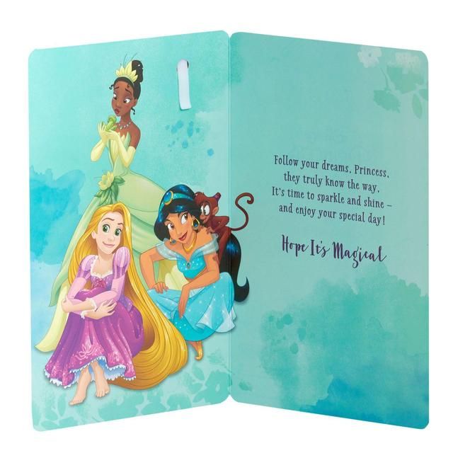 Disney Princesses 5th Birthday Card