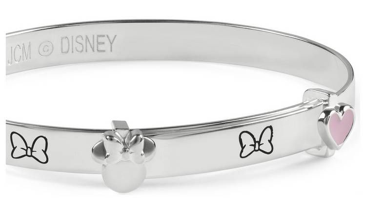 Disney Sterling Silver Minnie Mouse Baby Bangle