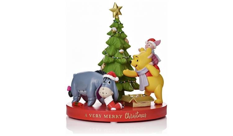 Disney Winnie The Pooh Merry Christmas Figurine