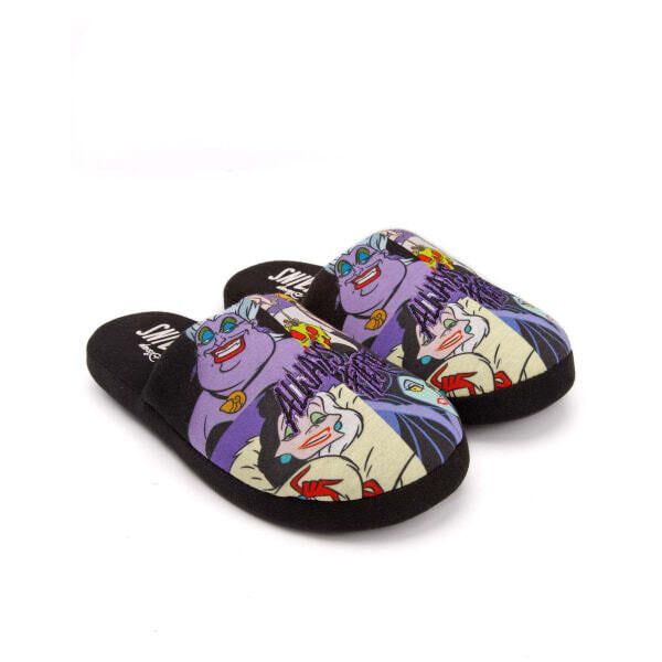 Disney Womens Always Fierce Villains Slippers (7-8)