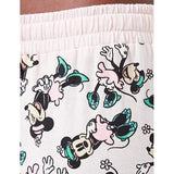 Disney Womens Good Vibes Minnie Mouse Long Pyjama Set (L)