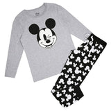 Disney Womens Mickey Mouse Wink Long Pyjama Set (M)