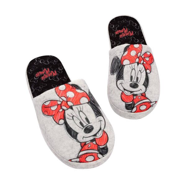 Disney Womens Minnie Mouse Slippers (5-6)