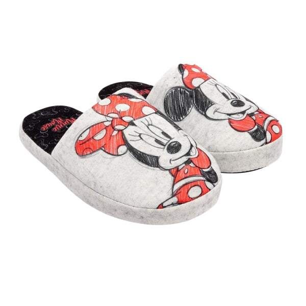 Disney Womens Minnie Mouse Slippers (5-6)