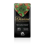 Divine Dark Chocolate with Smooth Hazelnut Bar   90g