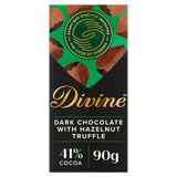 Divine Dark Chocolate with Smooth Hazelnut Bar   90g