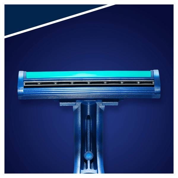 DNR Gillette Blue II Plus Men's Disposable Razors x8