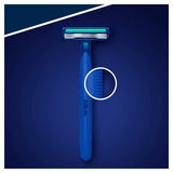 DNR Gillette Blue II Plus Men's Disposable Razors x8