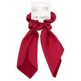 DNR Studio London Short Scarf Scrunchie Burgundy