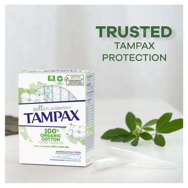 DNR Tampax Cotton Protection Regular Tampons Applicator x16