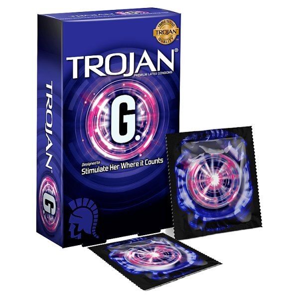 DNR Trojan G-Spot Condoms 10Ct