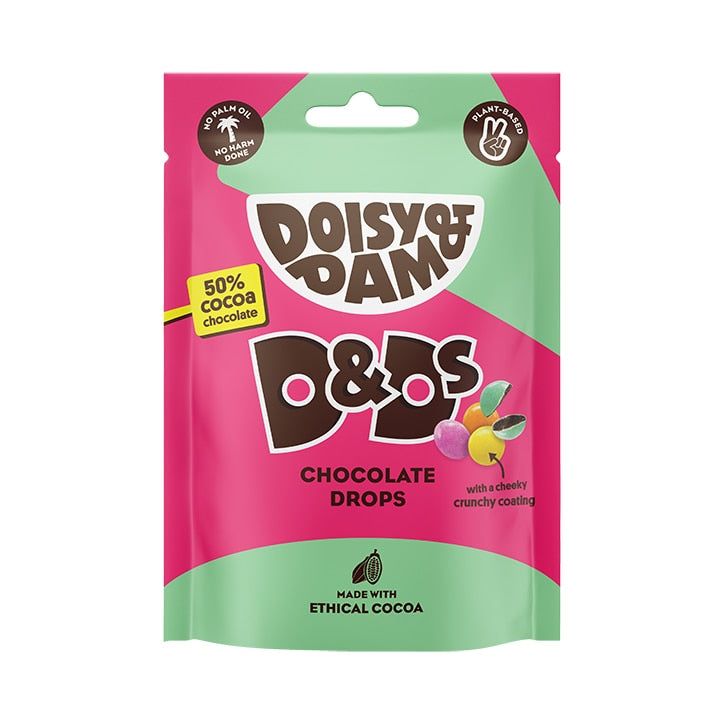 Doisy & Dam D&Ds Vegan Dark Chocolate Drops 80g