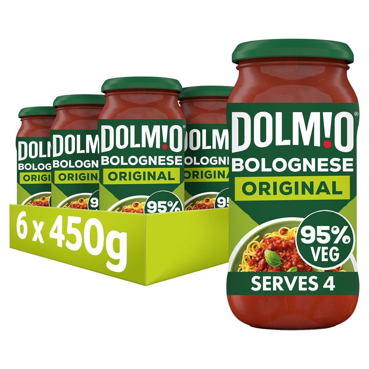 Dolmio Original Bolognese Sauce, 6 x 450g