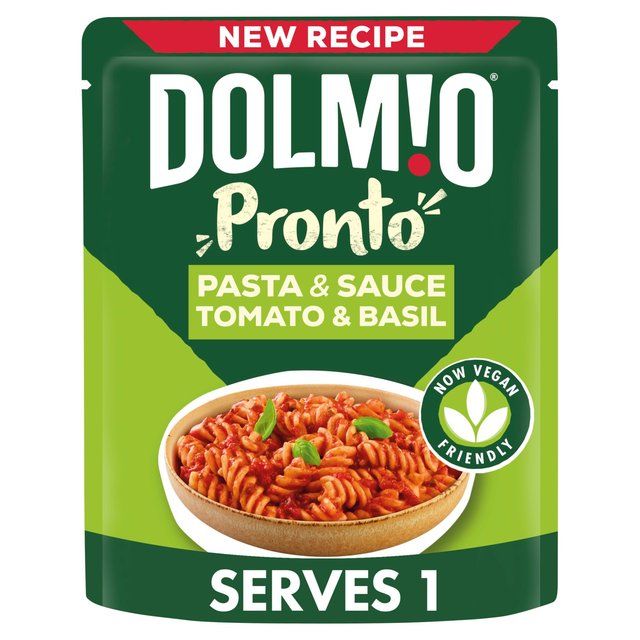 Dolmio Pasta Pronto Tomato &amp;amp; Basil Microwave Pasta   200g