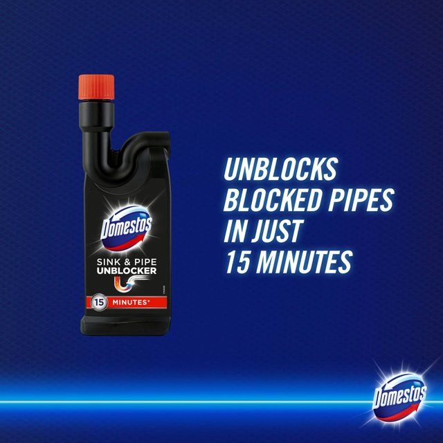 Domestos 15 Minute Sink &amp;amp; Pipe Unblocker Gel