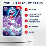 Domestos Power 5 Toilet Rim Block Lavender