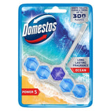 Domestos Power 5 Toilet Rim Block Ocean