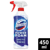 Domestos Power Foam Arctic Fresh Toilet &amp;amp; Bathroom Cleaner Spray 450ml