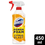 Domestos Power Foam Citrus Blast Toilet &amp;amp; Bathroom Cleaner Spray 450ml