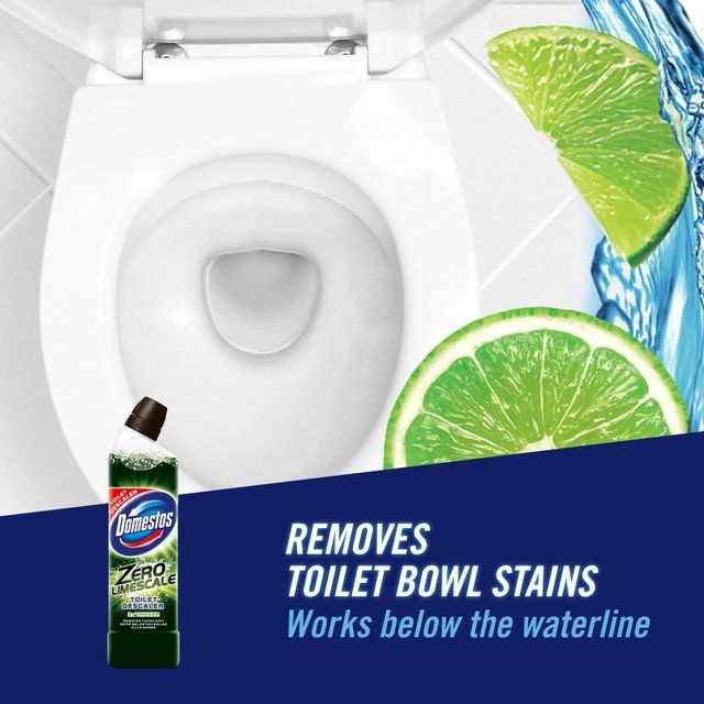 Domestos Zero Limescale Toilet Cleaner Lime