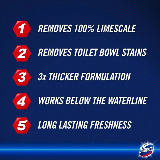 Domestos Zero Limescale Toilet Cleaner Lime    750ml