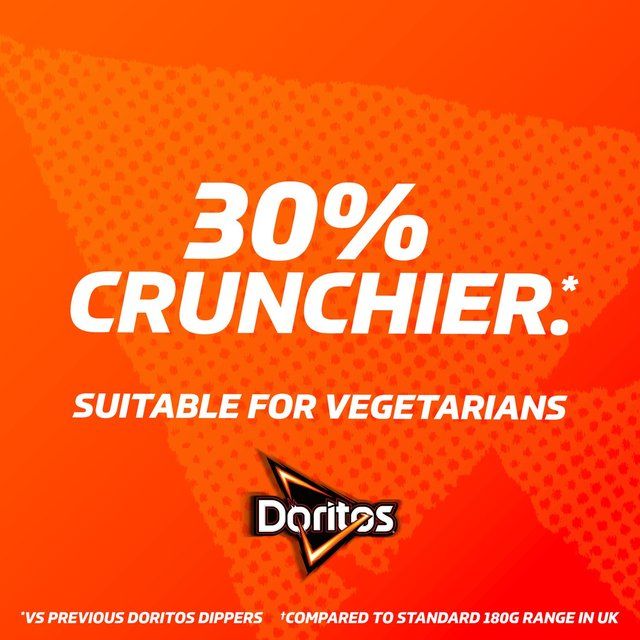 Doritos Dippers Hint of Paprika Tortilla Chips Sharing Bag Crisps   230g