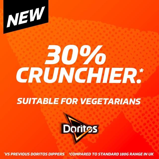 Doritos Dippers Hint of Paprika Tortilla Chips Sharing Bag Crisps   230g