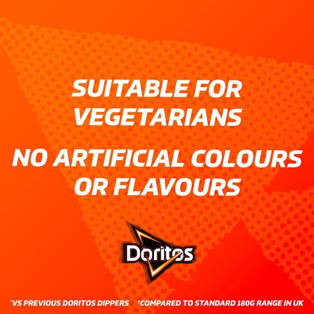 Doritos Dippers Hint of Paprika Tortilla Chips Sharing Bag Crisps   230g